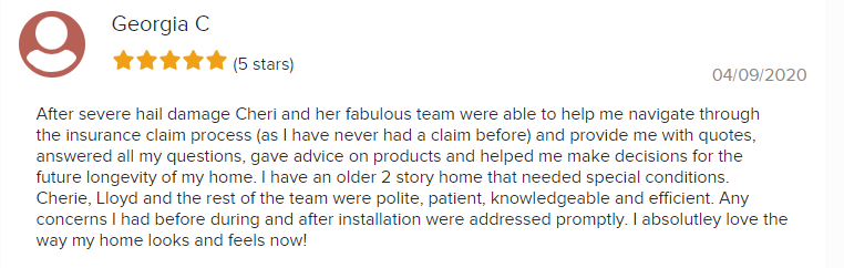 BBB review from Platinum Exteriors